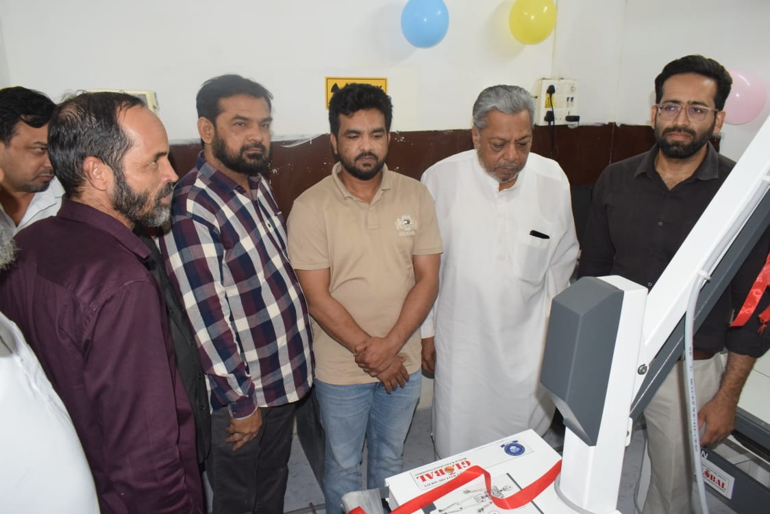 Free Digital X-Ray Center started by the Siddiqui Welfare Society